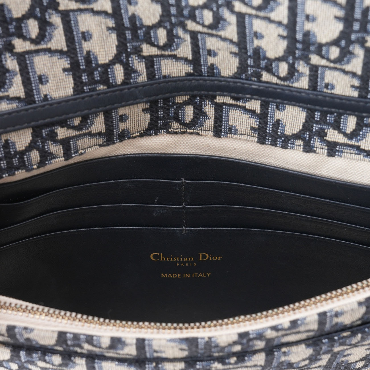 CHRISTIAN DIOR(USED)디올 오블리크 새들 WOC